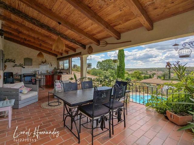 Seynes 30580 Magnifique villa de 126m² avec vue, piscine et environnement privilégié