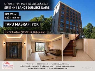 Seyrantepede Sıfır 4+1 Bahçe Dubleksi Tapu Masrafı Yok