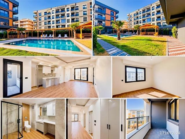 SEYREKTE ANA CADDE ÜZERİ HAVUZLU SATILIK 1+1 SIFIR DAİRE