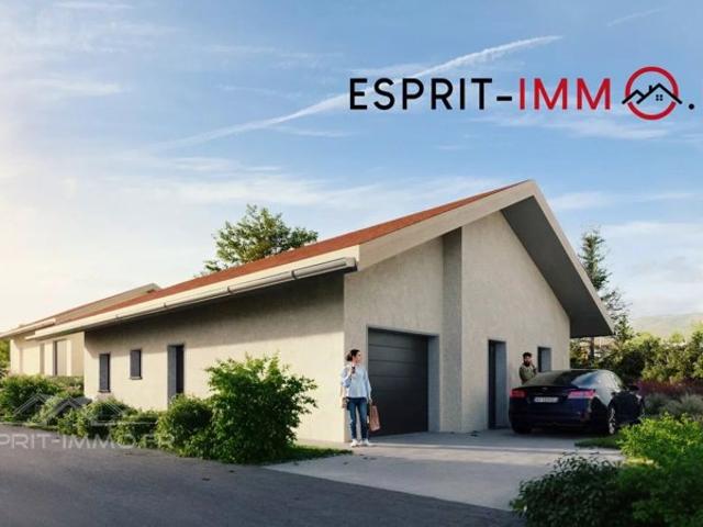 Seyssel centre, Villa 94 m² habitables avec garage