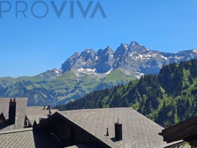 Ski in/Ski out Chalet mit atemberaubendem Blick auf die Dents du Midi