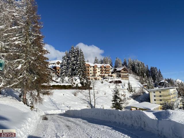 Skifahrer und Naturfans Aufgepasst! in Unmittelbarer Pistennähe Behagliches 2 Zi Apartmen mit Garten und Überdachter S/W Terrasse