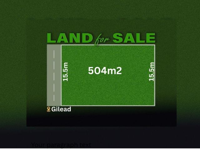 Skip the Wait! Registered Land in Gilead, Ready to Build