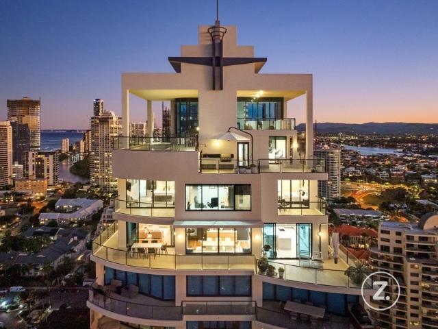 Sky High Coastal Luxury: Landmark Four Level Penthouse with Unrivalled 360° Views