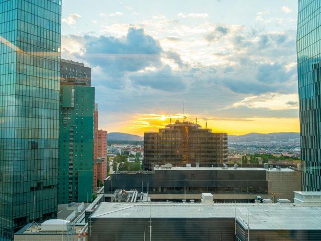 Skyline Studio Living: Smart Design with Breathtaking Views over Vienna, Vienna Amsterdam Apartments for Rent