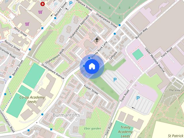 Shakespeare Lawn, Leeds, West Yorkshire, LS9