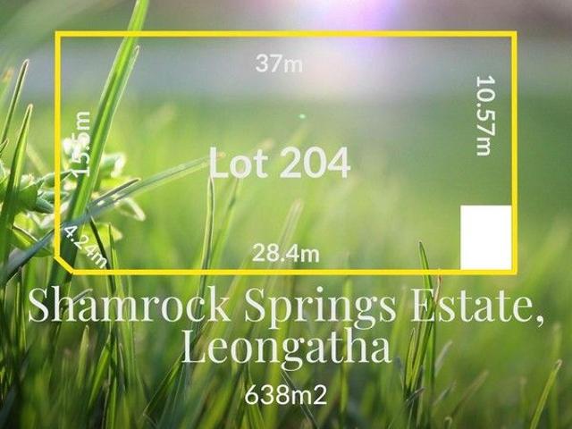 SHAMROCK SPRINGS STAGE 1B NOW SELLING