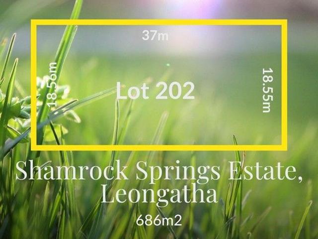 SHAMROCK SPRINGS STAGE 1B NOW SELLING