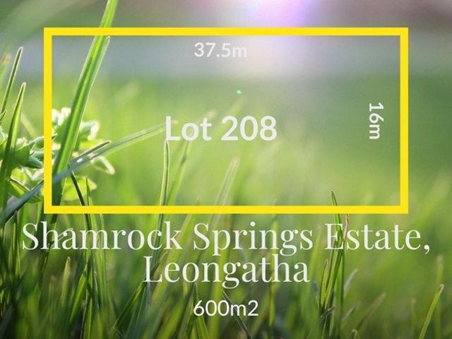 SHAMROCK SPRINGS STAGE 1B NOW SELLING