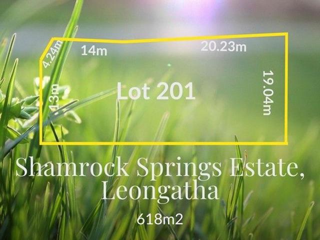 SHAMROCK SPRINGS STAGE 1B NOW SELLING