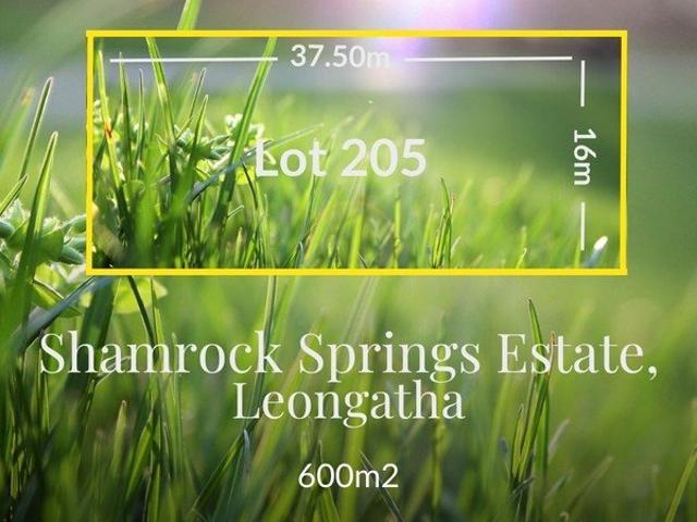 SHAMROCK SPRINGS STAGE 1B NOW SELLING