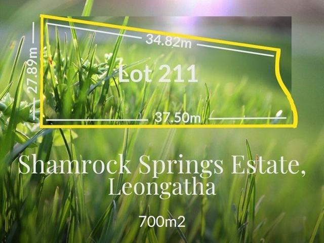 SHAMROCK SPRINGS STAGE 1B NOW SELLING
