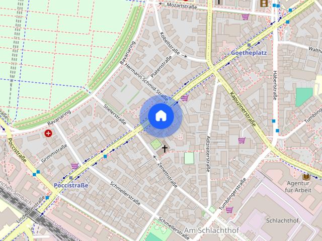 Shared central apartment close to metro U6
