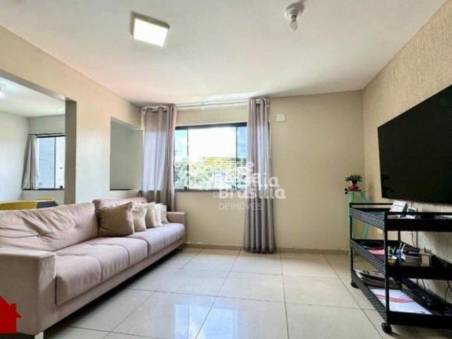 SHCES 707 Apartamento com 3 quartos primeiro andar nascente aceita financiamento e FGTS Cr