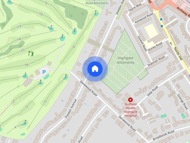 Sheldon Avenue, Highgate, London, N6