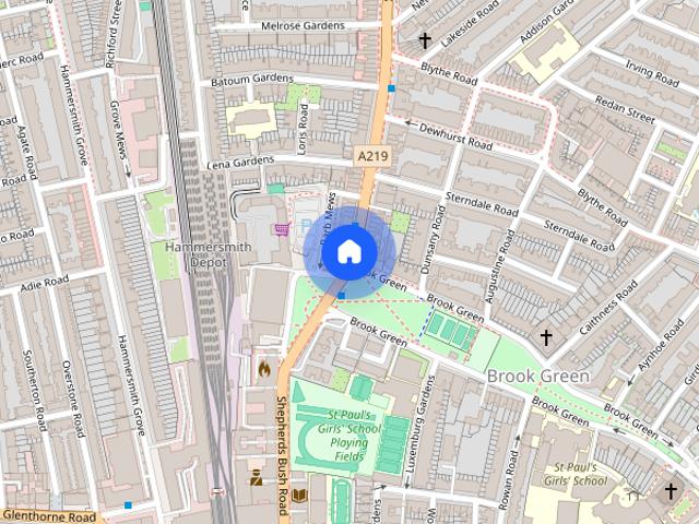 Shepherds Bush Road, Brook Green