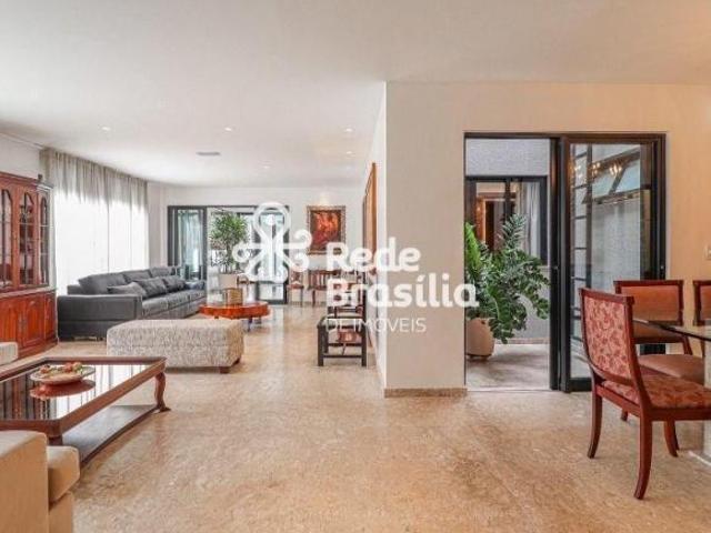 SHIN QI 7, Casa térrea à venda, moderna, 4 suítes, lazer completo, Lago Norte, Brasília, DF