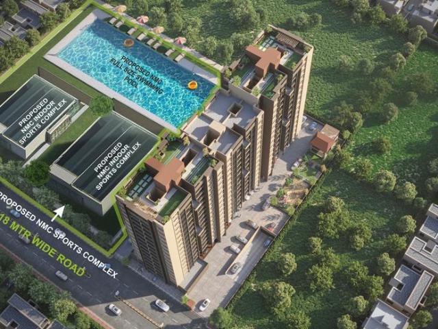 Shreeji Elevate,Indira Nagar 3 BHK Apartment For Sale Nashik