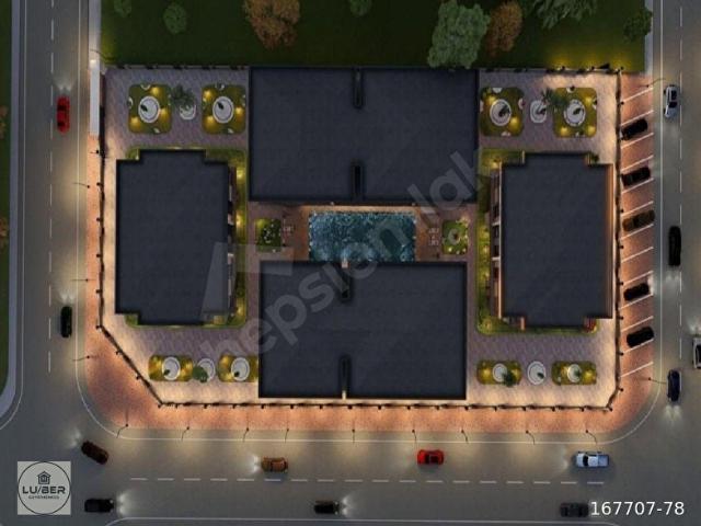 SİTE İÇİNDE YÜZME HAVUZLU 1+1 SATILIK DAİRE