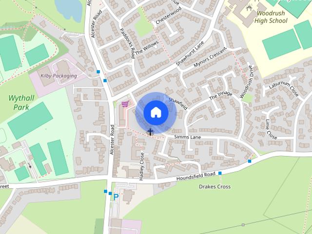 Simms Lane, Wythall