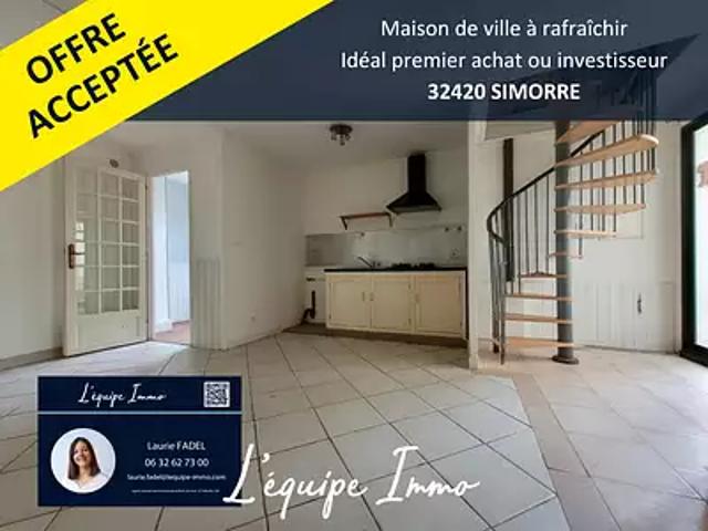 Simorre 32420 Achat / Vente maison 2 pièces t2