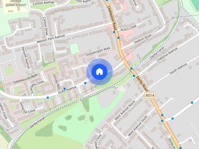 Sinfin Avenue, Shelton Lock, Derby, Derbyshire