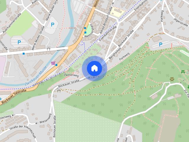Singlewohnung mit Terrasse, neu renoviert und klein aber sehr gemütlich, in Aue/Erzgebirge zu vermieten!