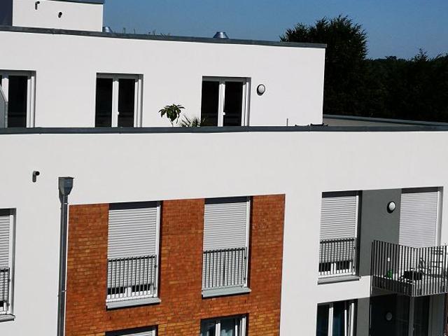 Singlewohnung große Dachterrasse, 3. OG in der Endetage, Fahrstuhl, ruhige Lage