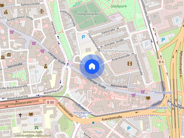 Singlewohnung zentral gelegen und nahe zum Stadtpark
