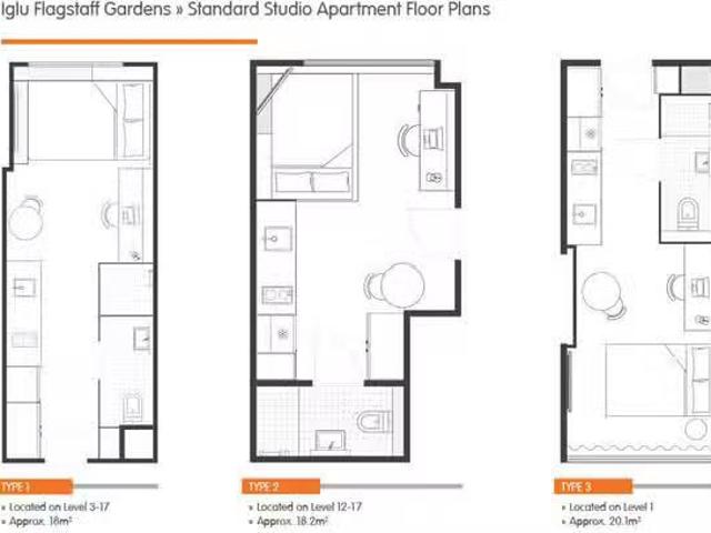Single Bedroom – 2 Share Apt