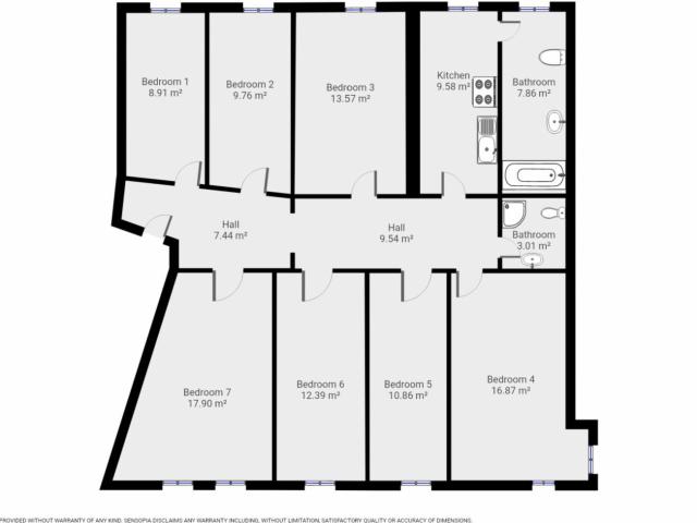 Single Bedroom in a 7 bedroom apartment
