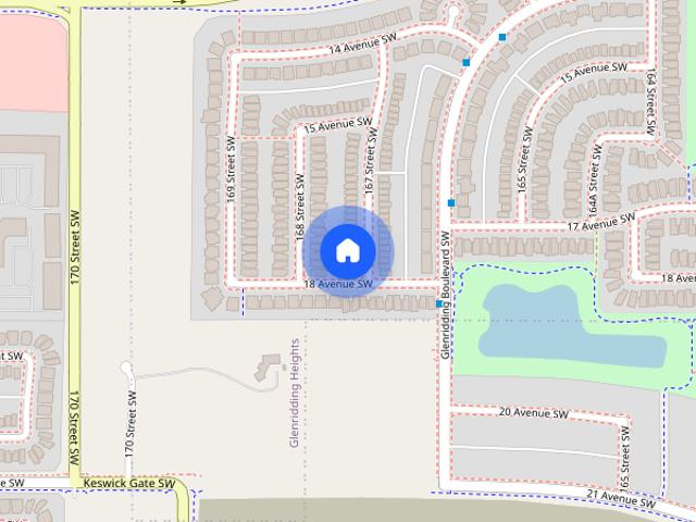 Single Family Home with 3 Bedrooms, 2.5 Baths, Single Garage in Glenridding Heights SW
