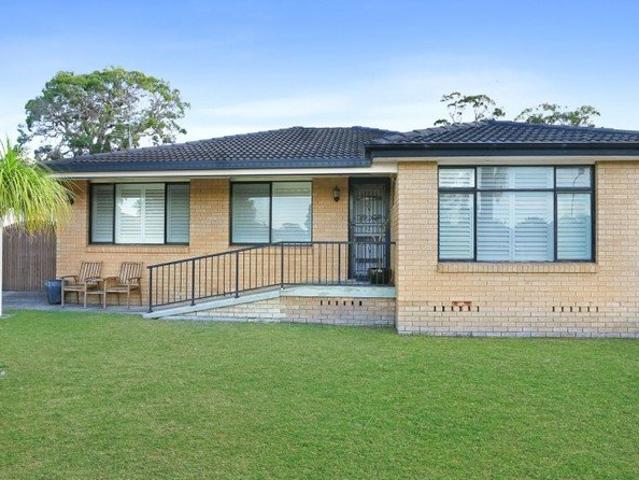 Single level brick home with spacious living