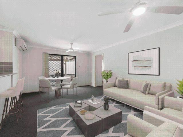 Single level villa, double garage, 1km to Rutherford Marketplace