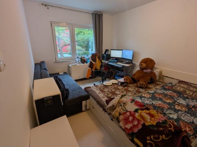Single Room Available for Sublet in a 2 room Apartment Anmeldung not possible