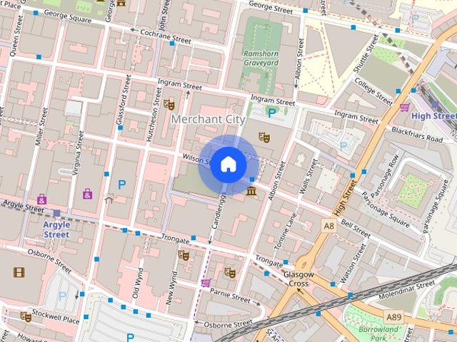 Single room in residence in Glasgow