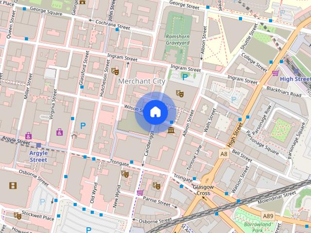 Single room in residence in Glasgow
