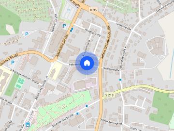 Single Wohnung mit Blick in den Park