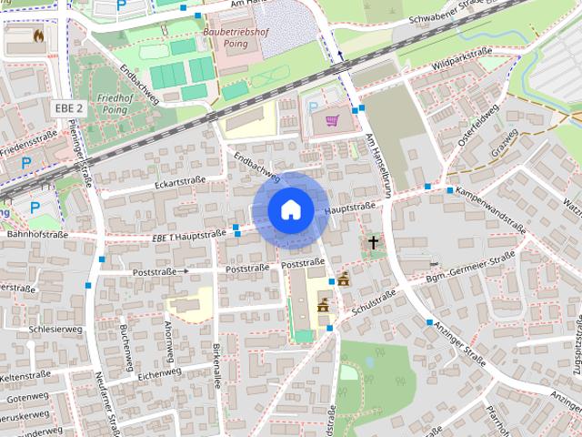 Single t raum Perfektes Apartment mit geschütztem Balkon