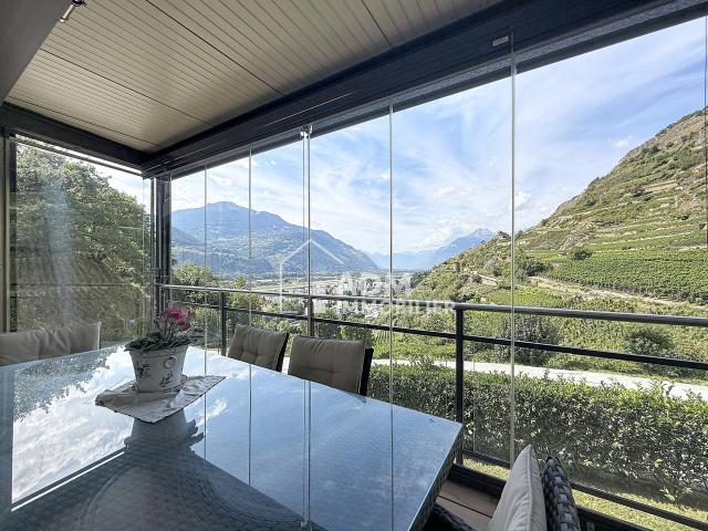 Sion, 4.5 Zimmer Wohnung, atemberaubender Blick auf das Rhonetal