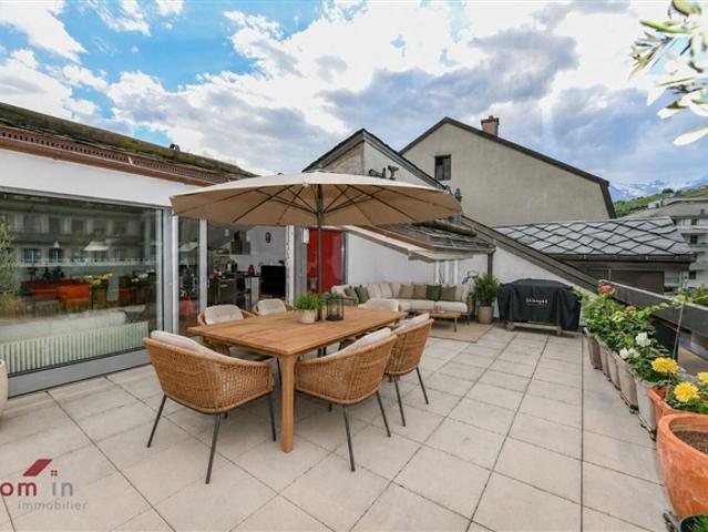 SION, ATTIQUE Duplex von 6,5 ZIMMERN Terrasse von 48 m2 – Altstadt
