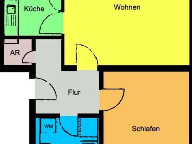 Sicher investieren: Dachgeschoss Wohnung in Freital mit großem Balkon freiwerdend
