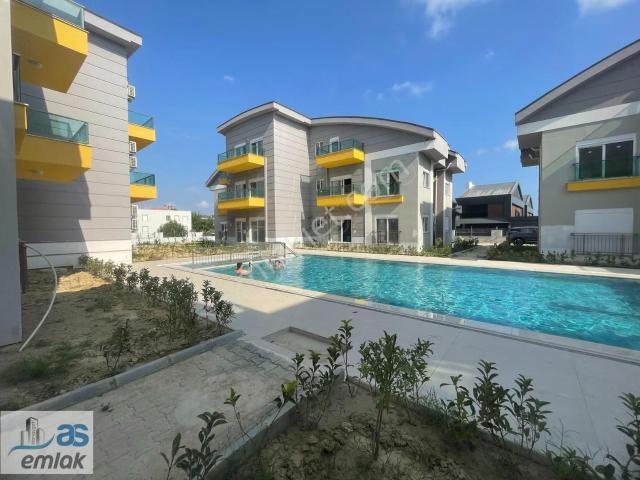 Side Kemer Mah Site İçerisinde 1+1 Havuzlu Otoparklı