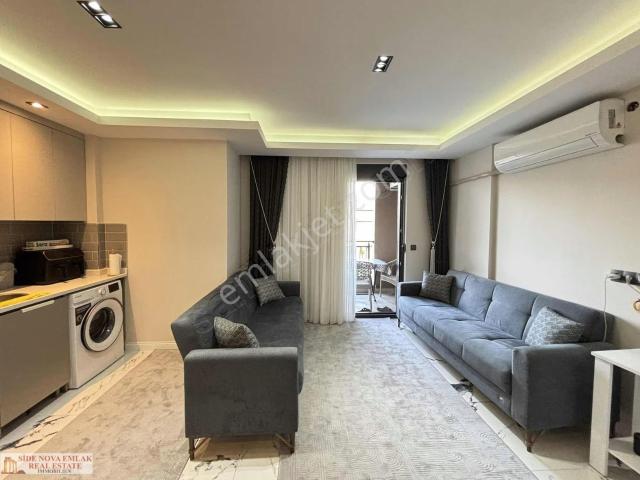 Side'de 1+1 Eşyalı Kiralık Daire Havuzlu