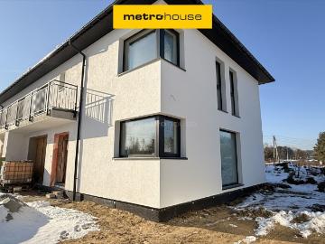 Nowoczesny bliźniak z garażem, 144 m², spokojna okolica