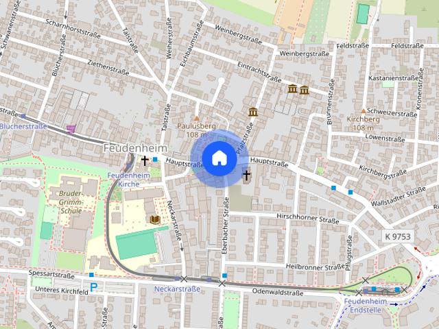 Sie hier? Wir auch! Gepflegte 1 Zimmer Souterrainwohnung mit Einbauküche in Mannheim Wallstadt