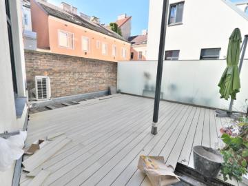 Siebenbrunnengasse, Margareten, Wien - Terrasse