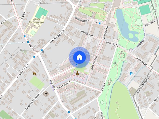 Siechnice centrum, po remoncie, balkon + parking