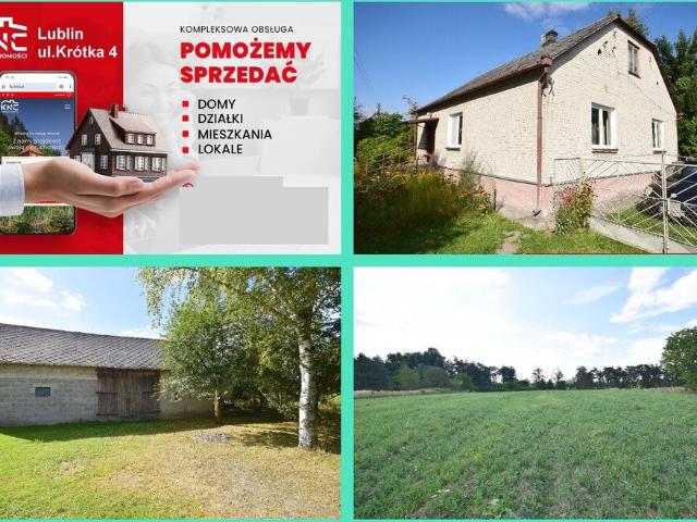 Siedlisko z potencjałem 105 m² i dużą działką 9900 m² polecam