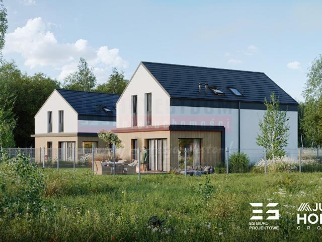 Nowoczesny dom 125m2 z tarasem, ogrzewaniem podłogowym